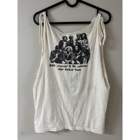 1980 Bob Marley Vintage Band Concert Tee Shirt Women’s Medium Tank - Picture 2 of 7